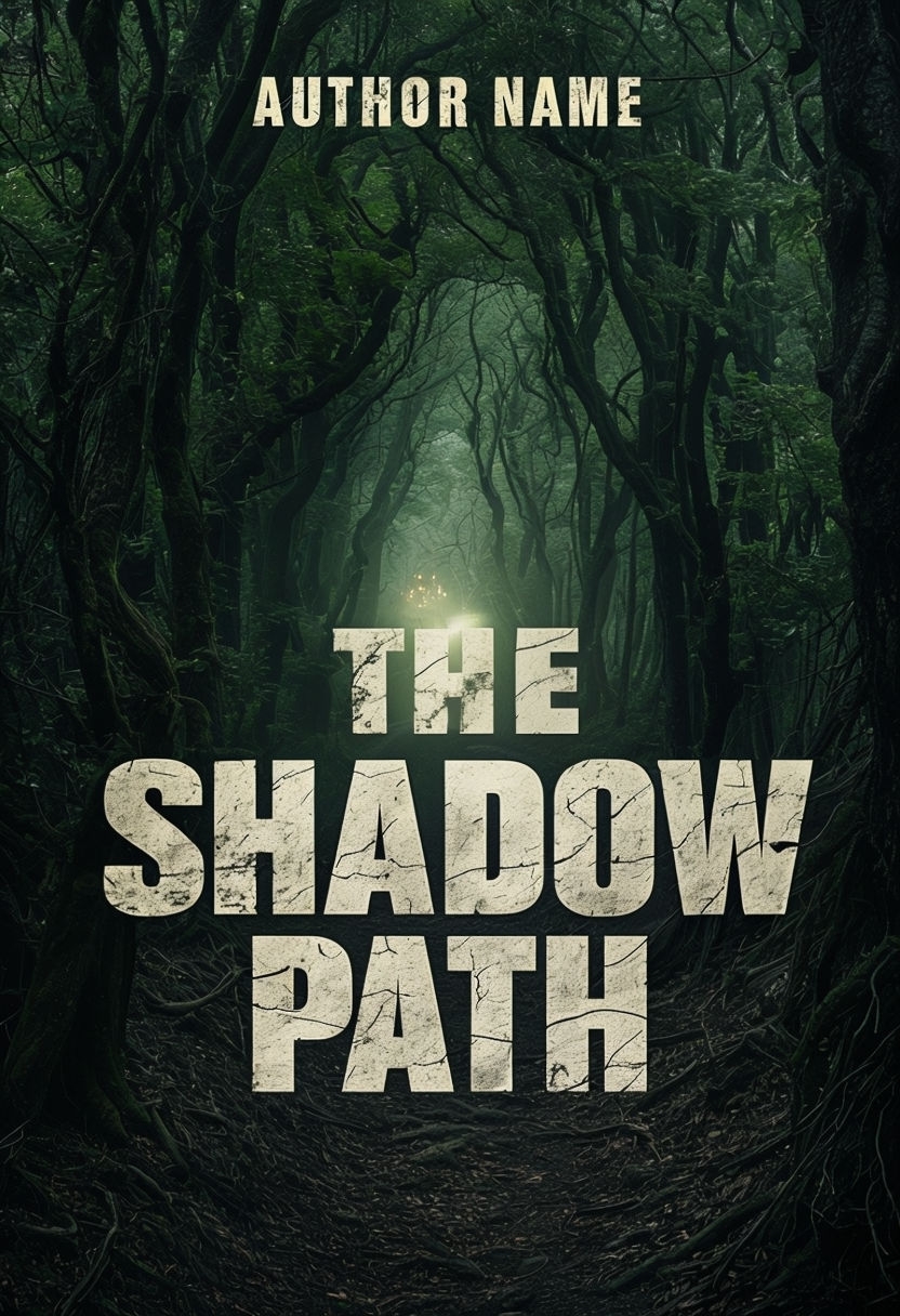 Mysterious Dark Forest Path EBook Cover Design