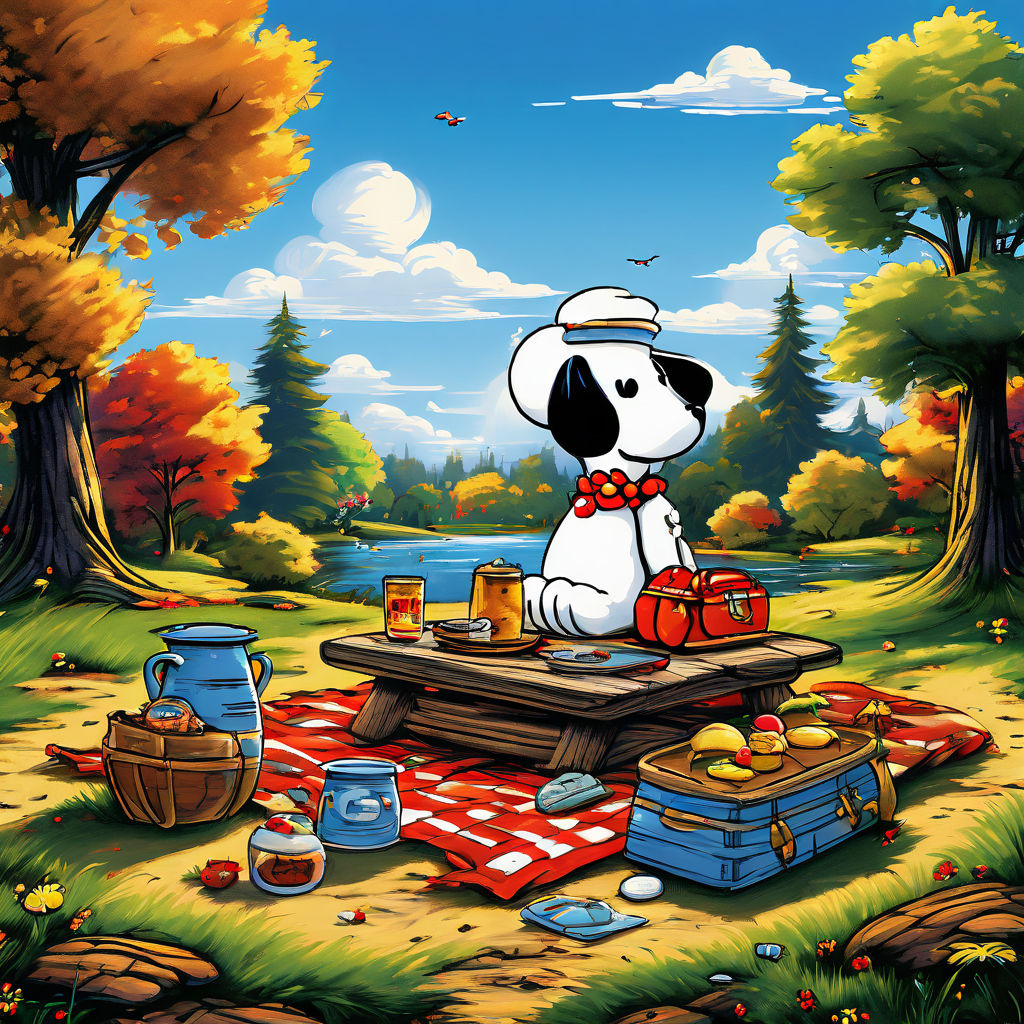 Original snoopy picnic by Erica Lam Hyun Ning (Hillgrovess) - Playground