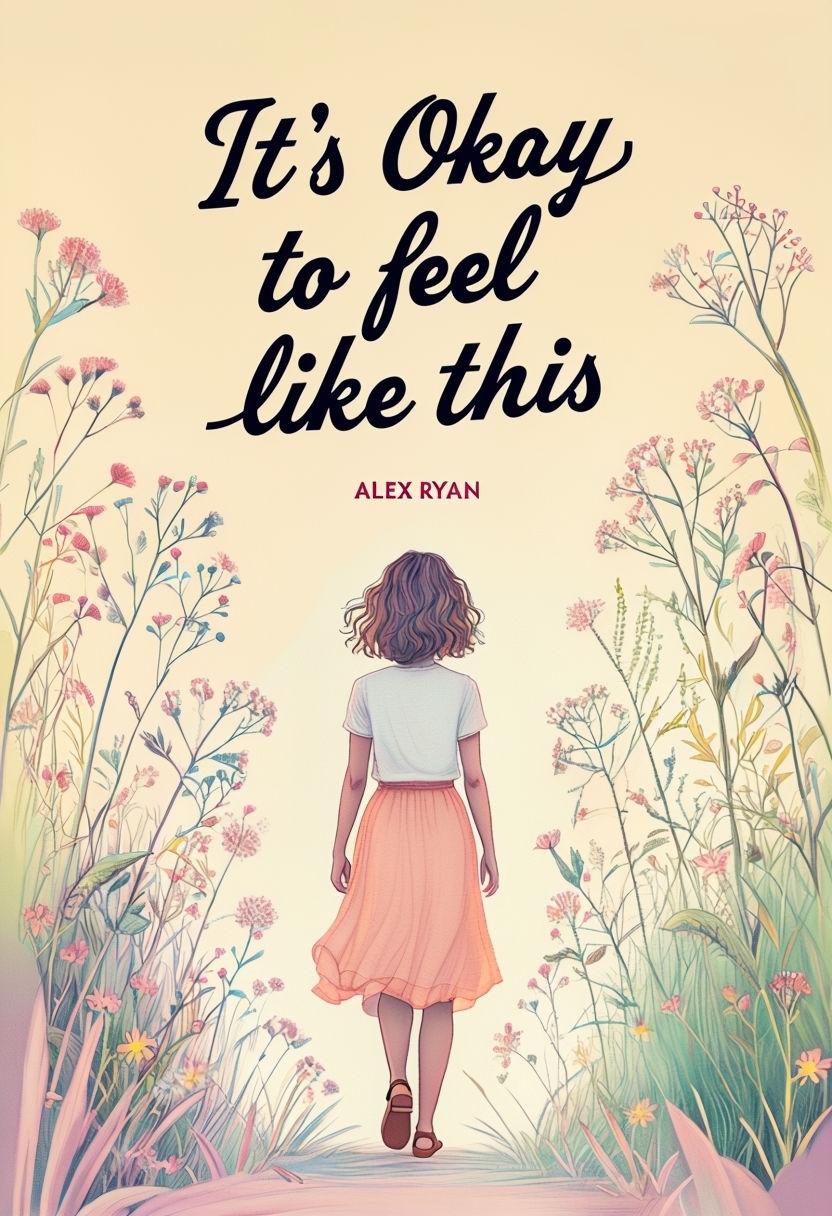 Whimsical Book Cover Design: It's Okay to Feel Like This EBook Cover