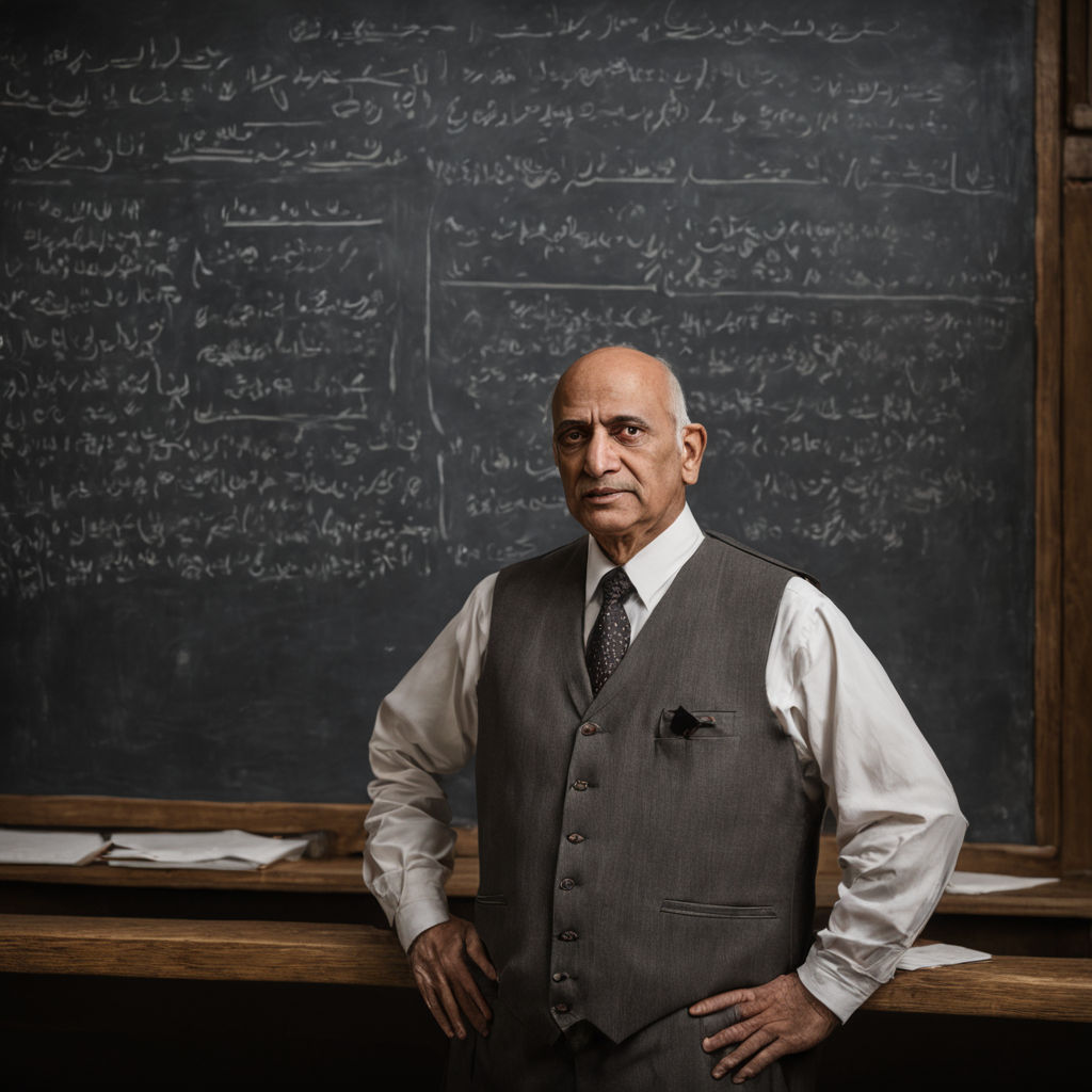 Physics professor by Zakia Naheed - Playground