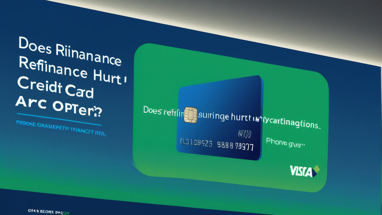 Does refinancing hurt your credit card? 