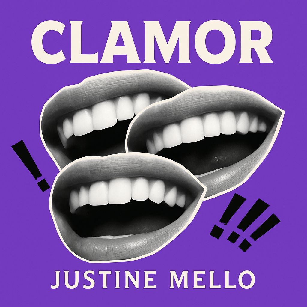 Dynamic Pop Art CLAMOR Lips Design for Spotify Album Cover