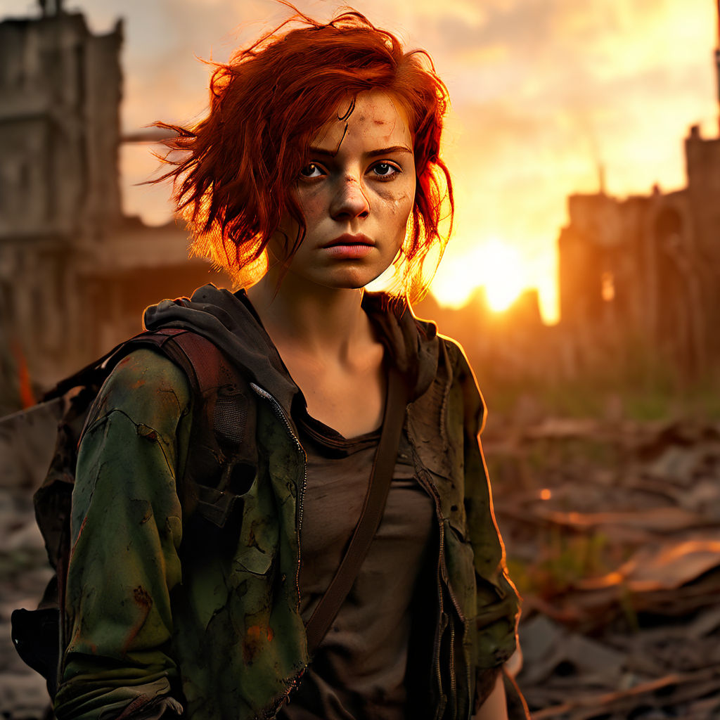 a photograph of Ellie Williams from the last of us part 2