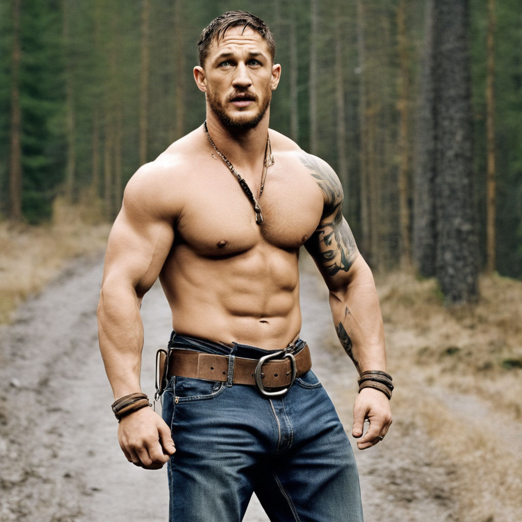 Beefy hunk fat tom hardy