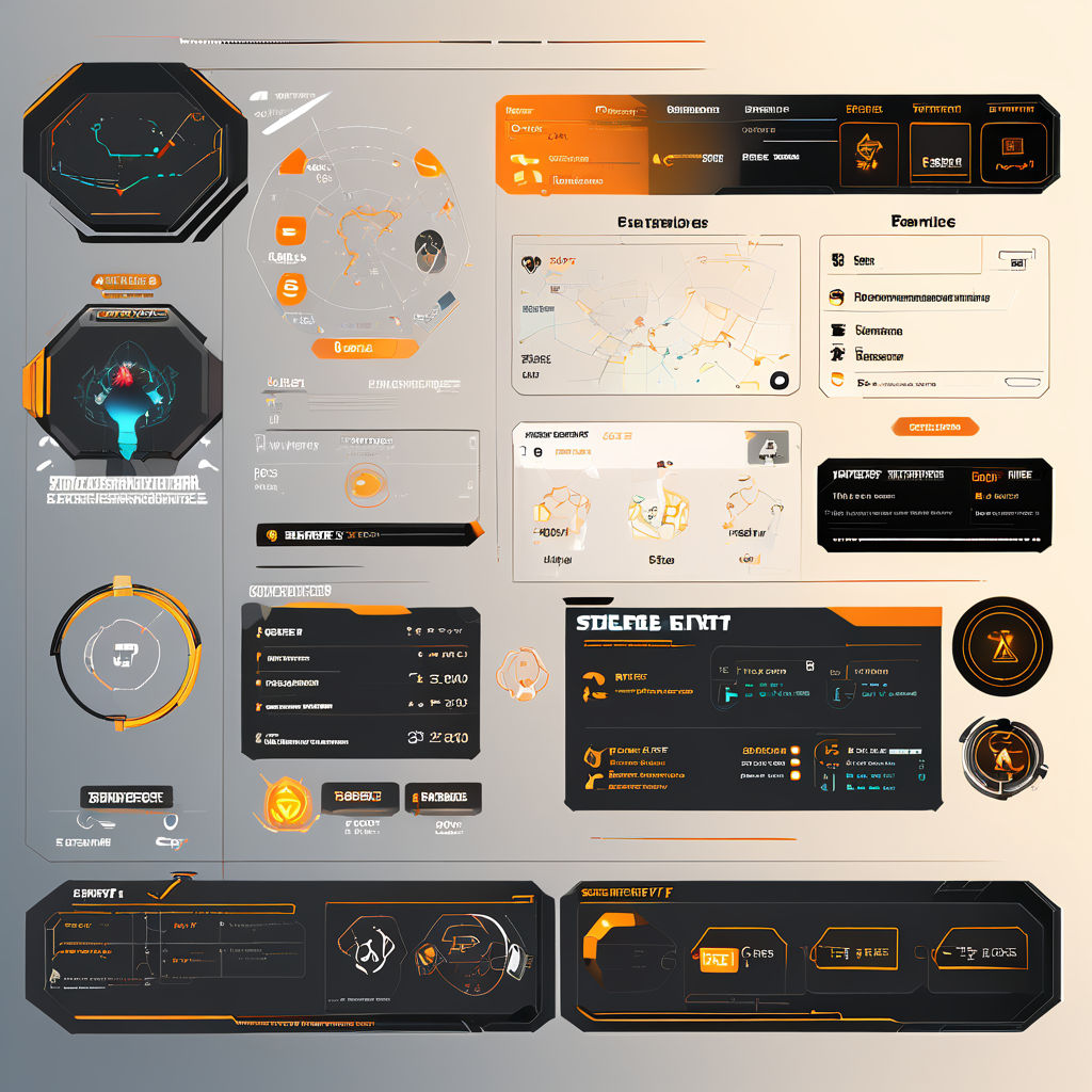 Game user interface with Character sheet by Maks Pro - Playground