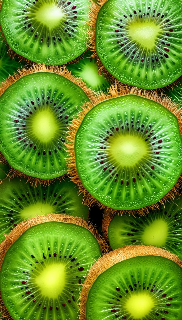 Vibrant Kiwi Fruit Close-Up Photography Phone Case Cover