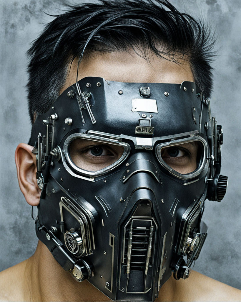 Mask cyberpunk by Chuzu - Playground