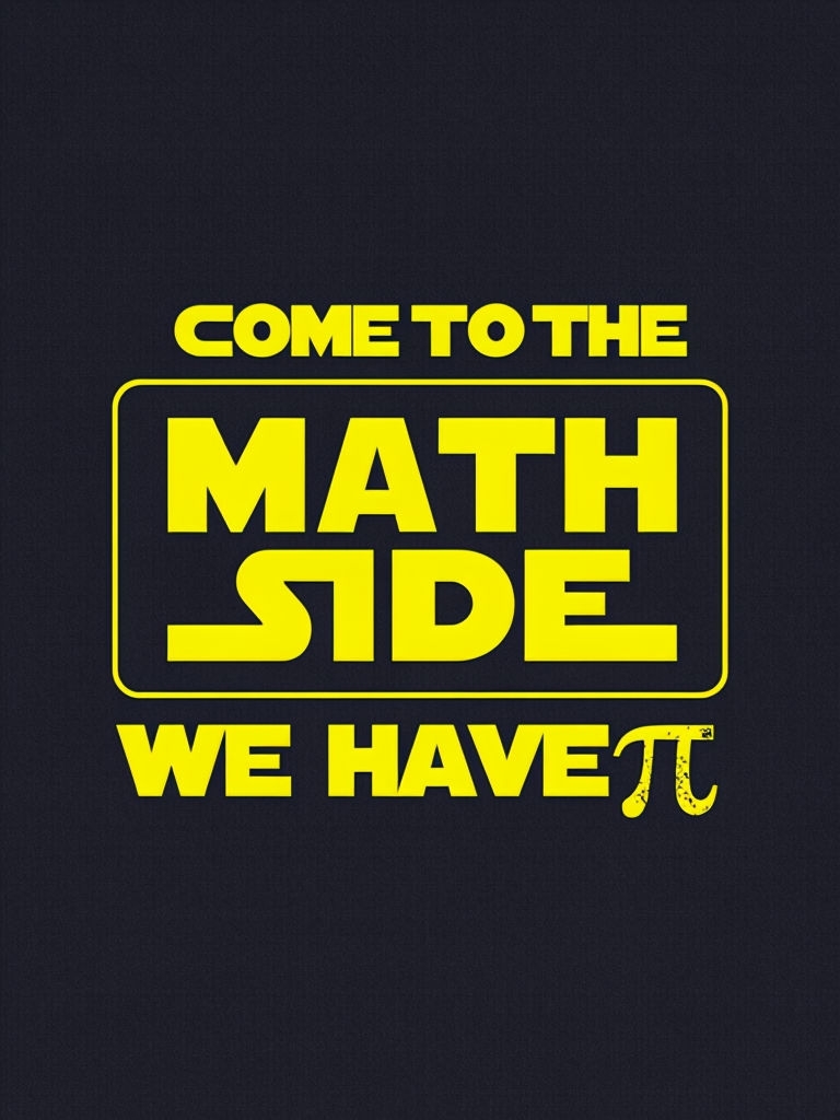 Come to the Math Side We Have Pi Humor T-Shirt