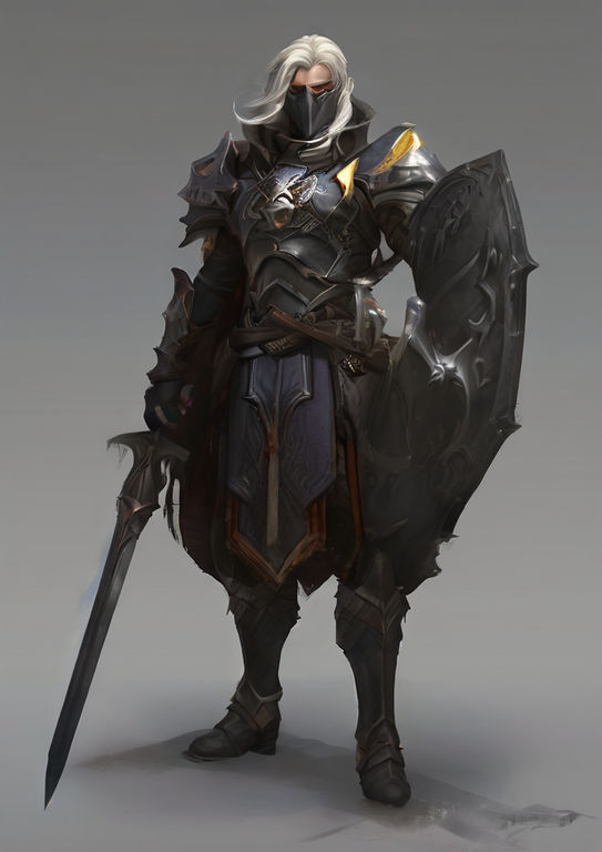 Drow Artificer In Full Body Armor By Isaac Azevedo Silva - Playground