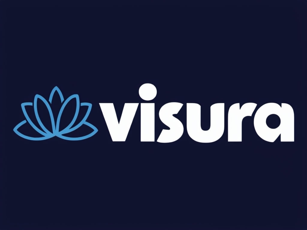 Modern Minimalist Lotus 'Visura' Logo Design