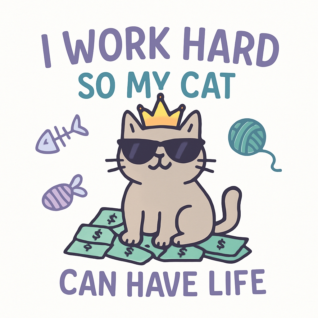 Regal Cat on Mint Green Dollar Bills with Fun Elements Mug