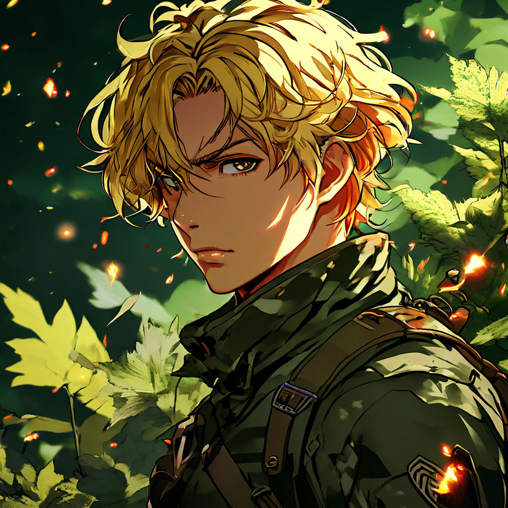 Demon Slayer Anime military man blonde hair plant powers by Tyheed ...