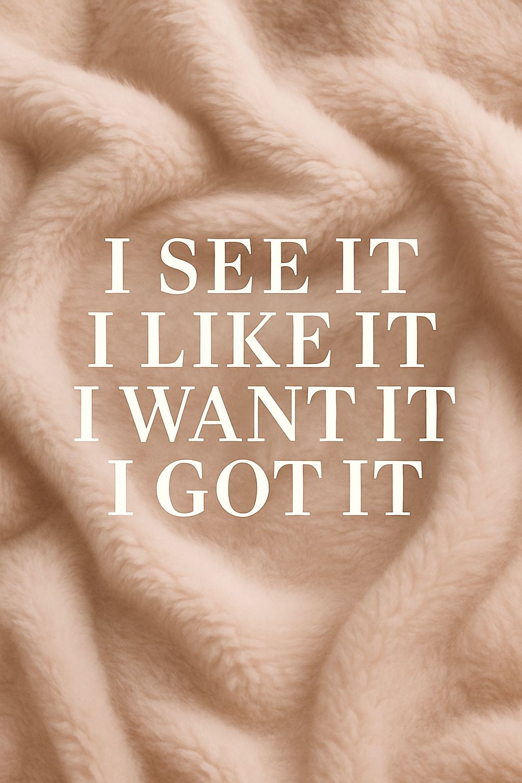 I See It I Like It I Want It I Got It Motivational Graphic Social Media Post