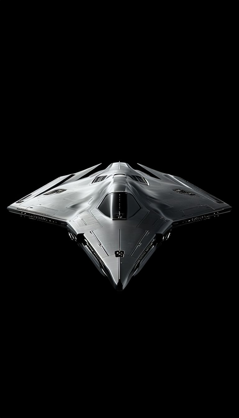 Futuristic Stealth Fighter Jet Design Phone Case Cover