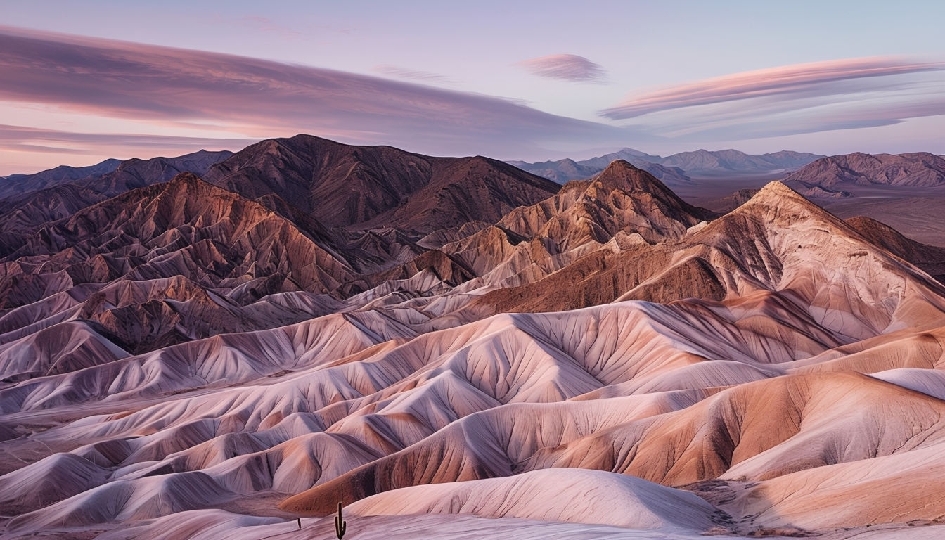 Serene Desert Landscape at Sunset with Vivid Sky Virtual Backgrounds