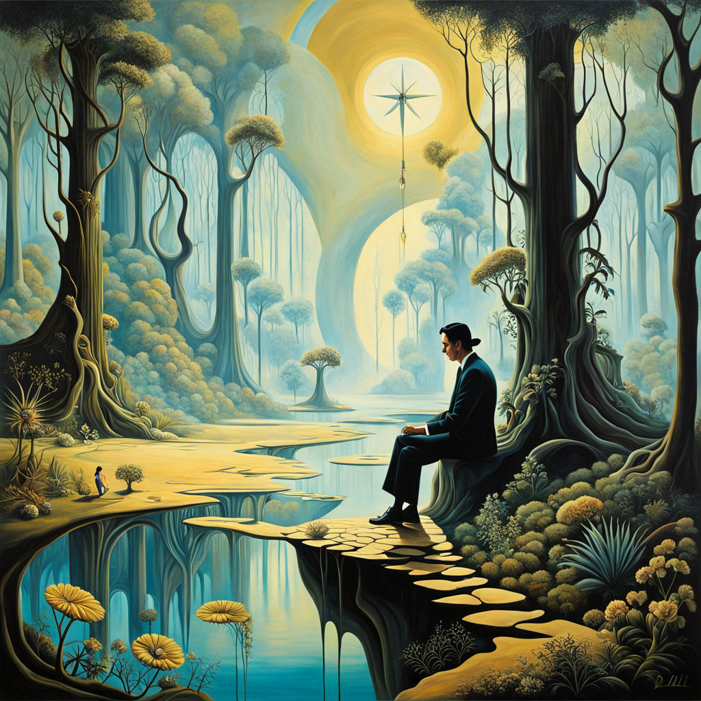 Salvador Dali-inspired surrealist landscape by José Luis Griñón Chávez ...
