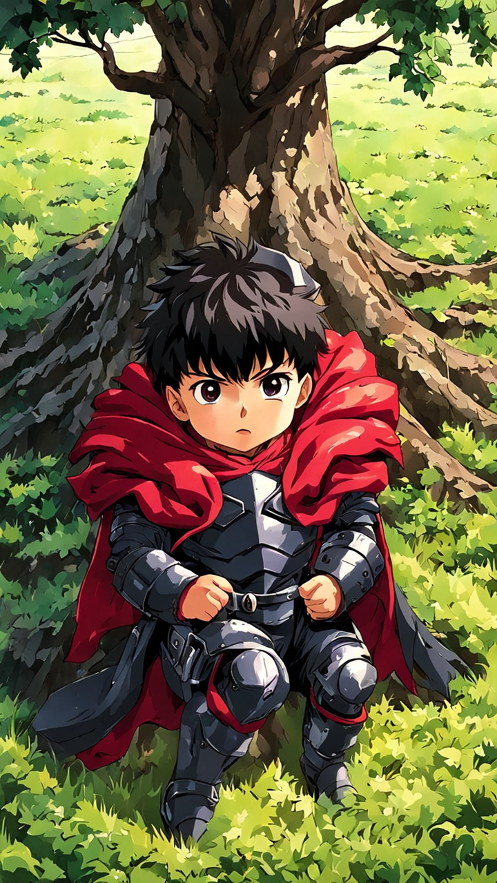 Guts from berserk born as a baby under a tree. by Daniel Shaker ...