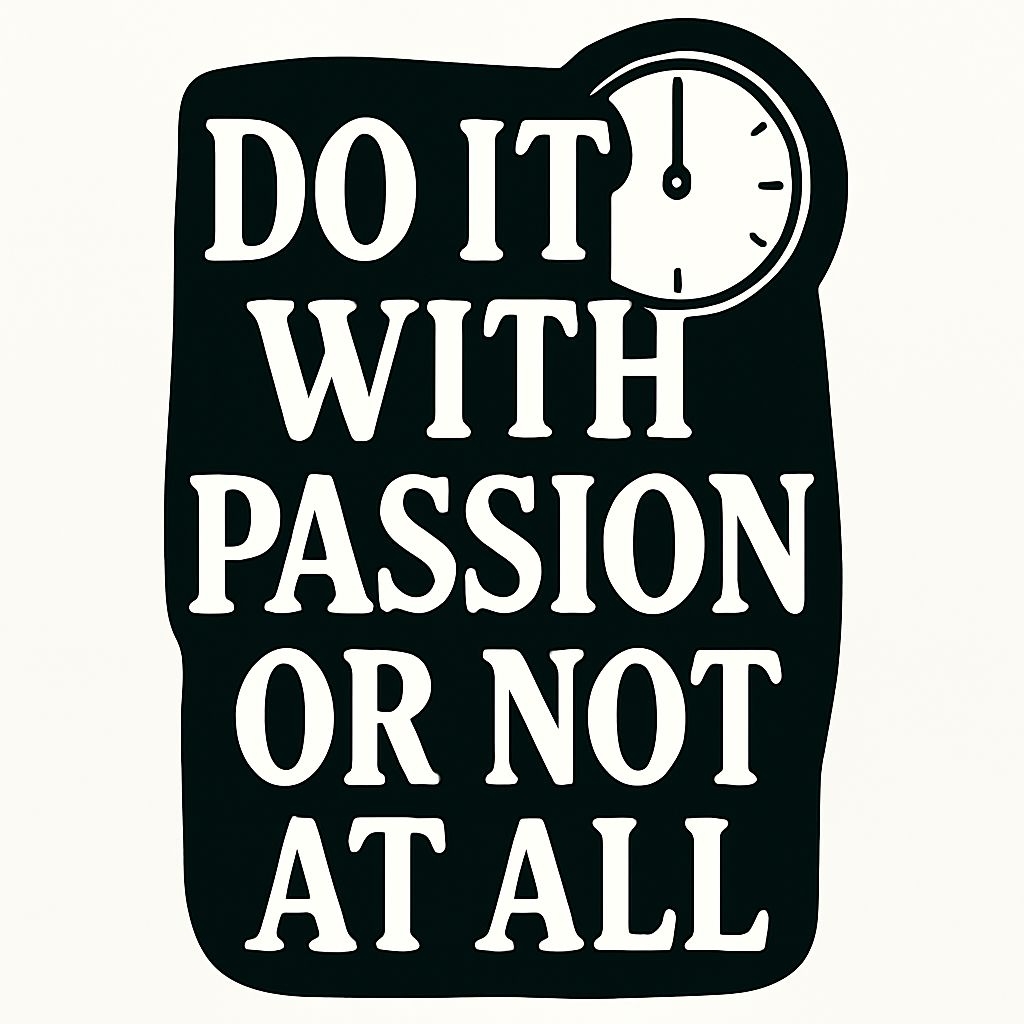 Do It With Passion Motivational Quote Design Mug