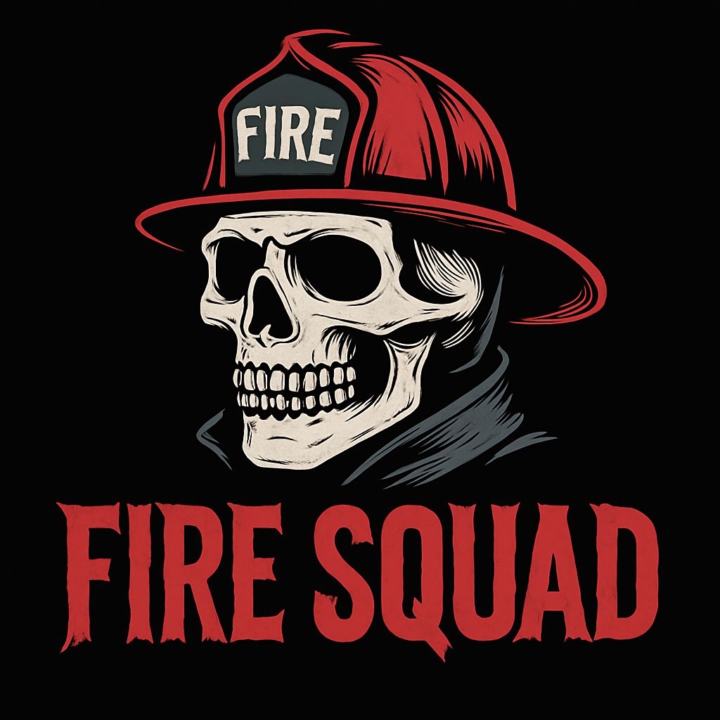 Bold Skull Firefighter Helmet Vintage Tattoo T-Shirt
