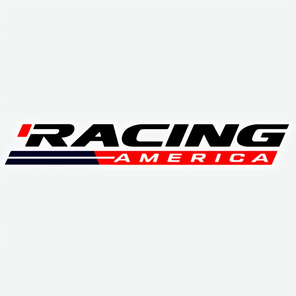 Modern Minimalist Racing America Logo Design for Branding