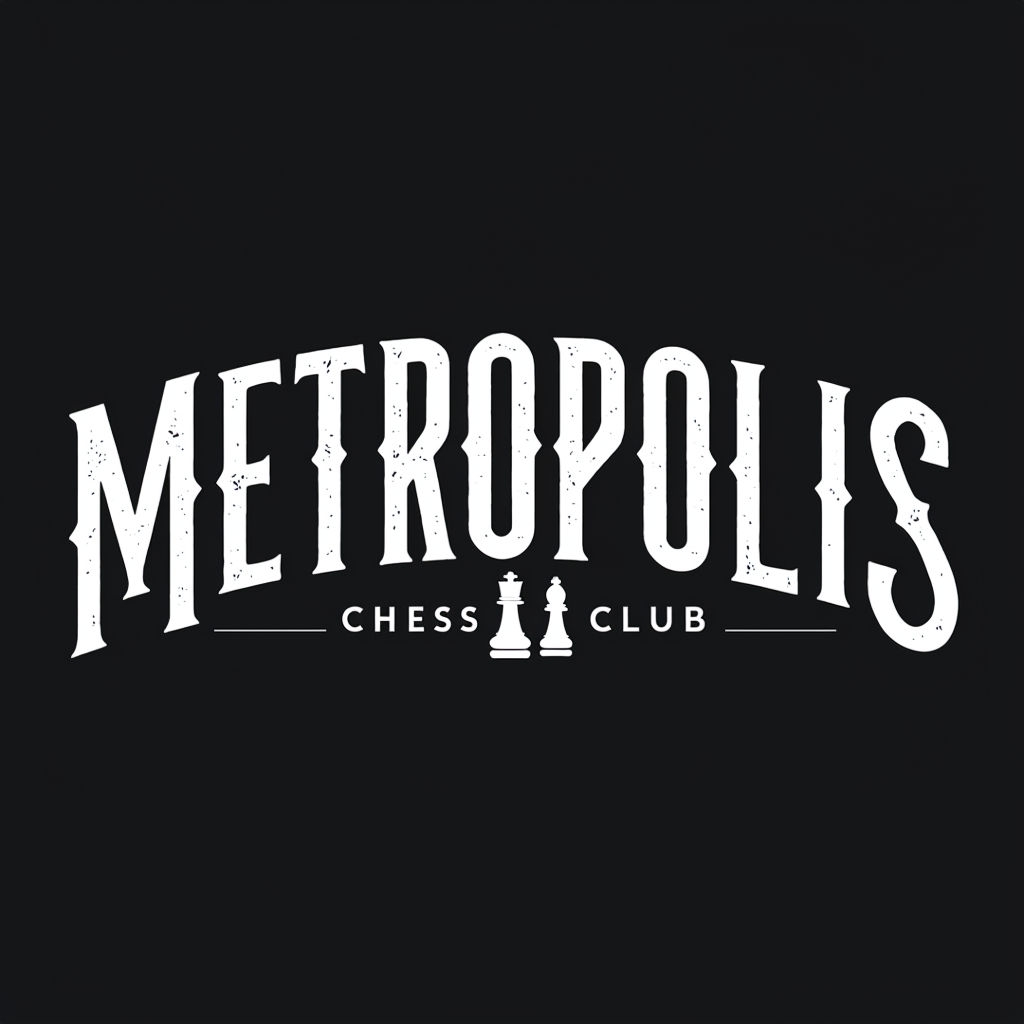 Vintage Metropolis Chess Club Logo T-Shirt