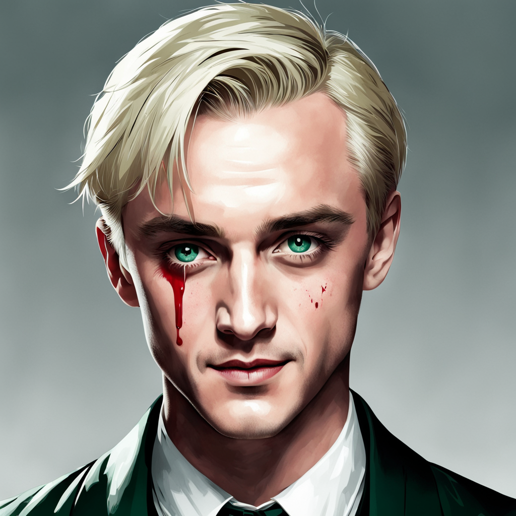 Attractive draco malfoy who is smirking by Amanda Sieuwerts - Playground