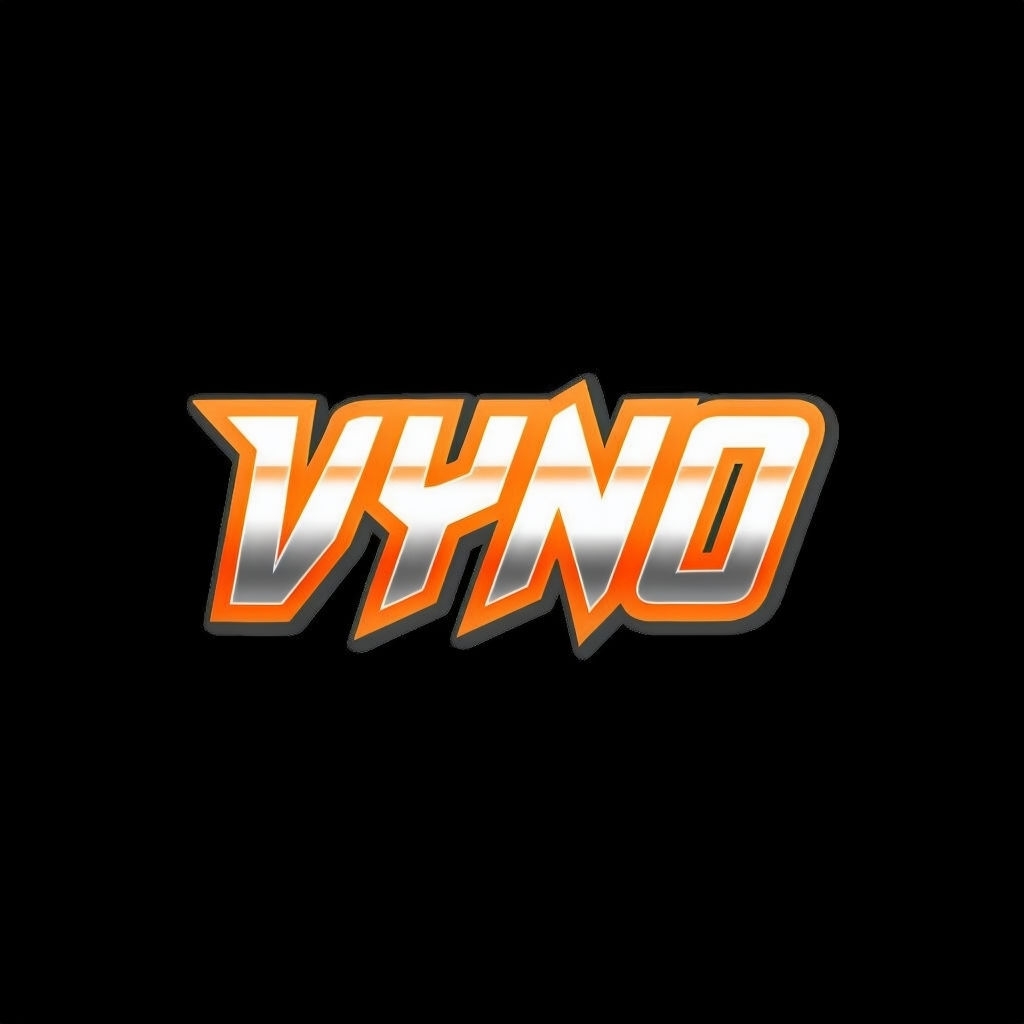 Bold Modern VYNO Logo with Vibrant Gradient Design Logo