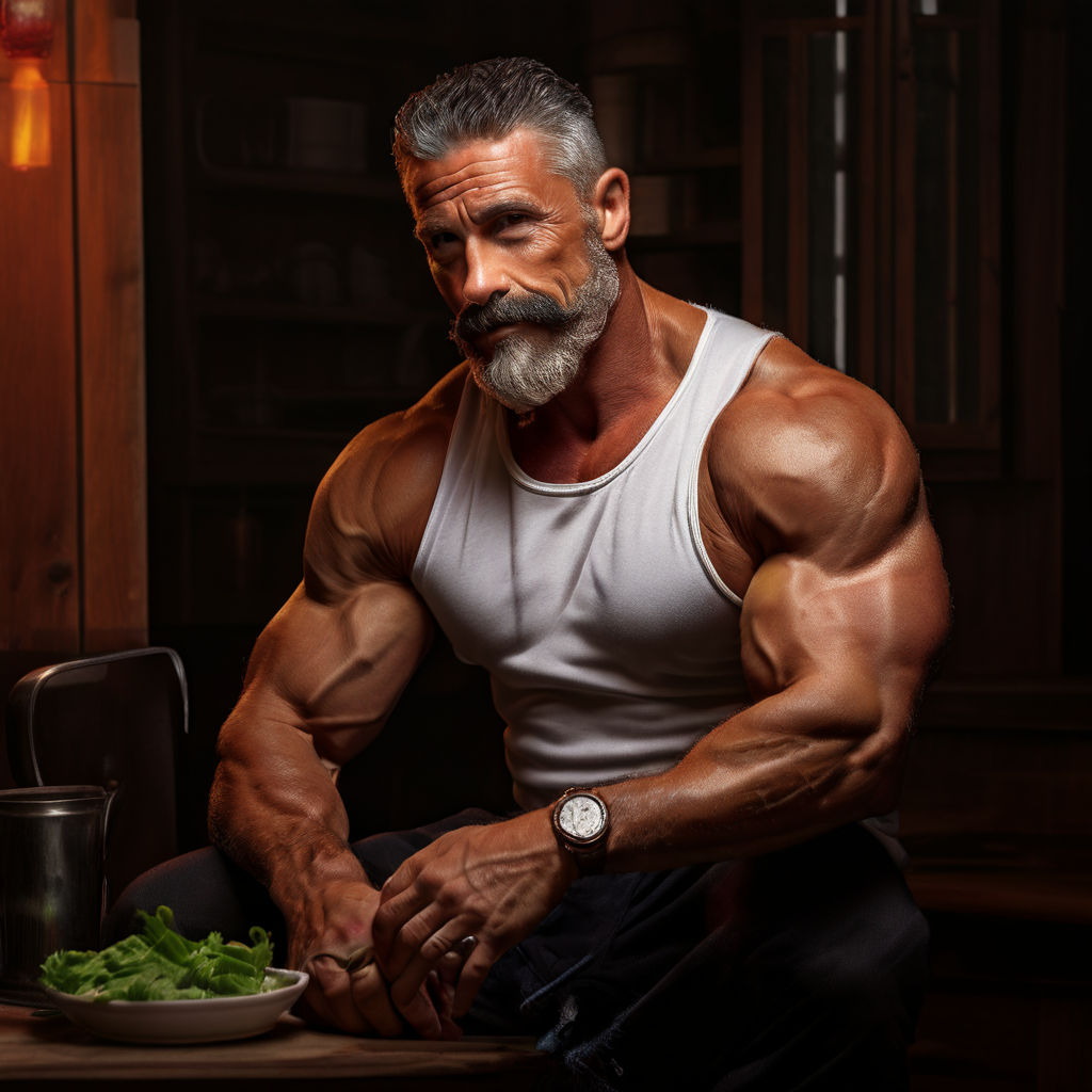 Muscular italian dad by Alazar Playground