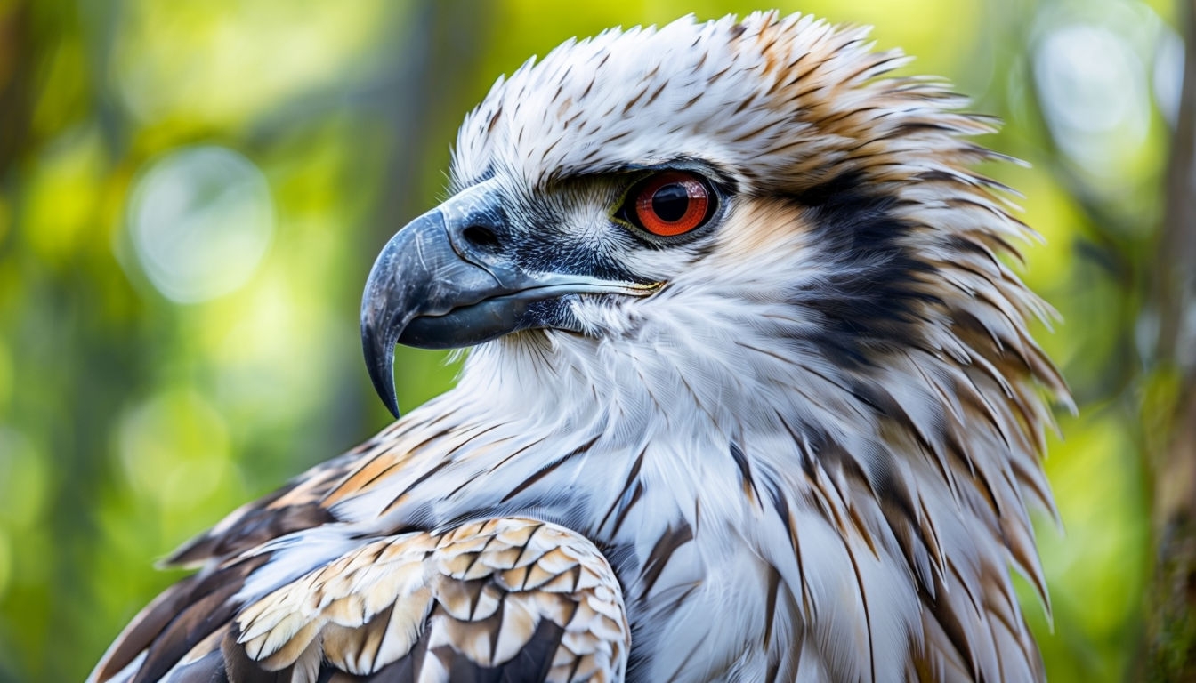 Striking Close-Up of Majestic Bird of Prey Wildlife Photography Virtual Backgrounds