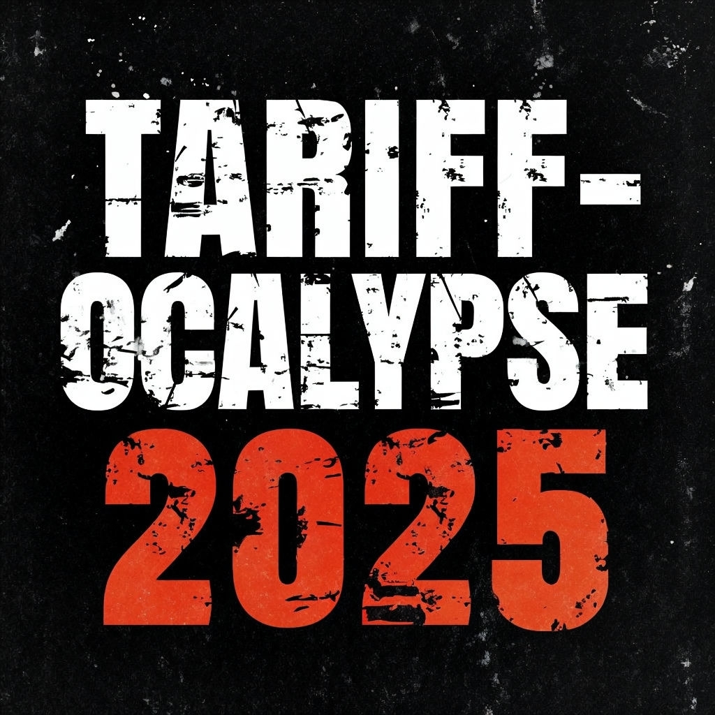 Distressed Tariffocalypse 2025 Graphic Design T-Shirt