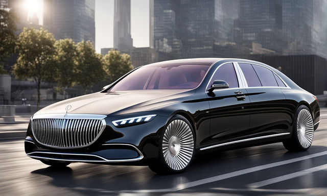 Create a fully realistic image of the new 2024 Mercedes-Mayb... by ...