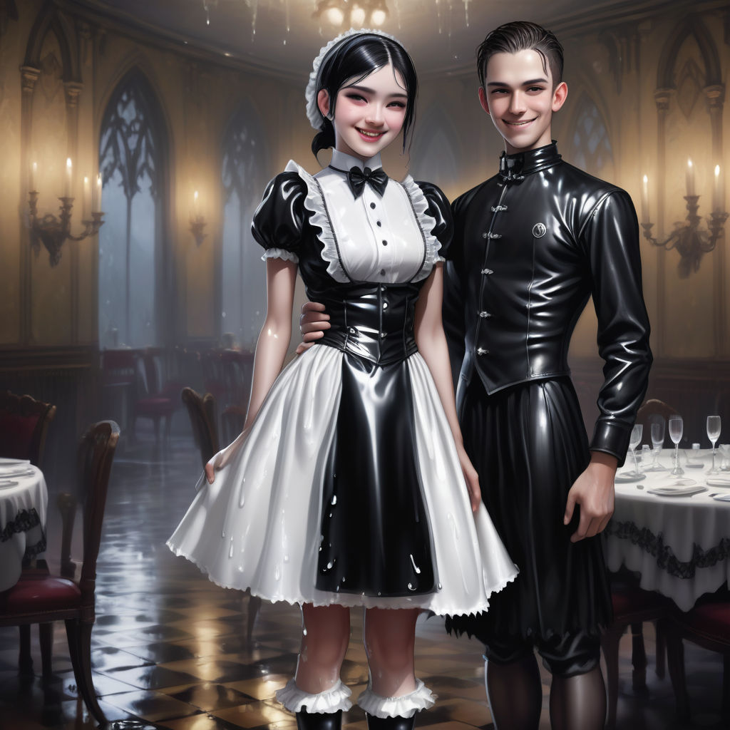 MatPat in a maid costume