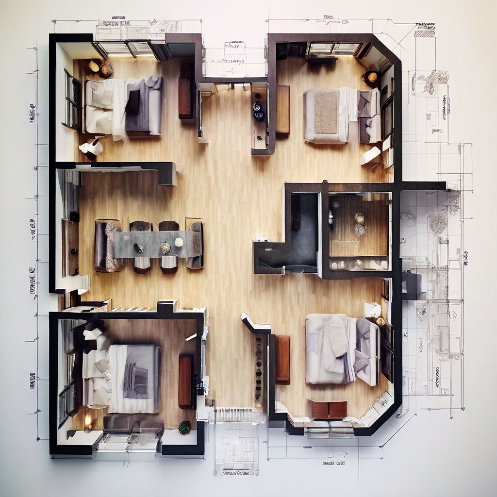 architectural floor plan by Phetogo Shoko - Playground