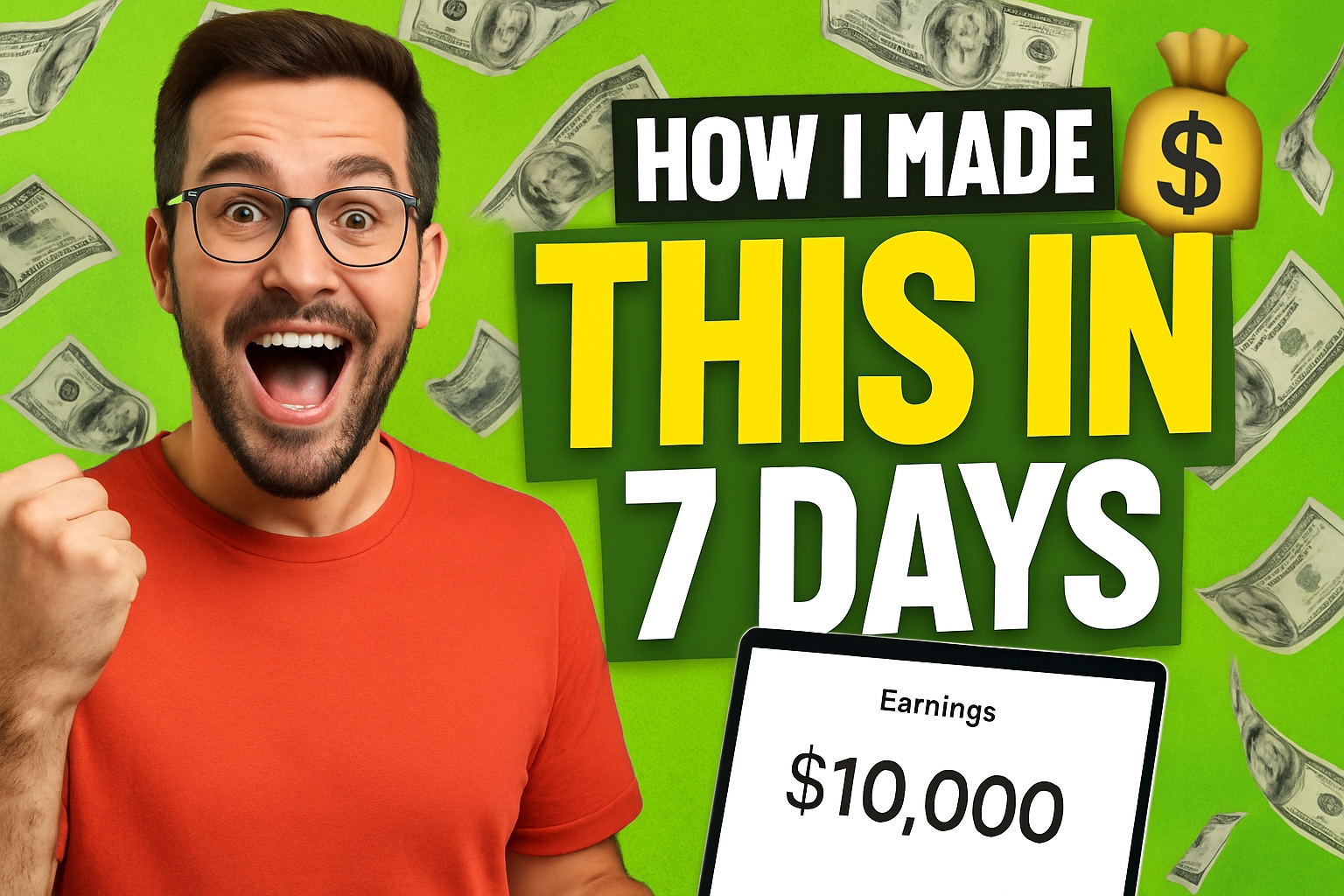 Exciting Financial Success Journey in 7 Days Social Media Post