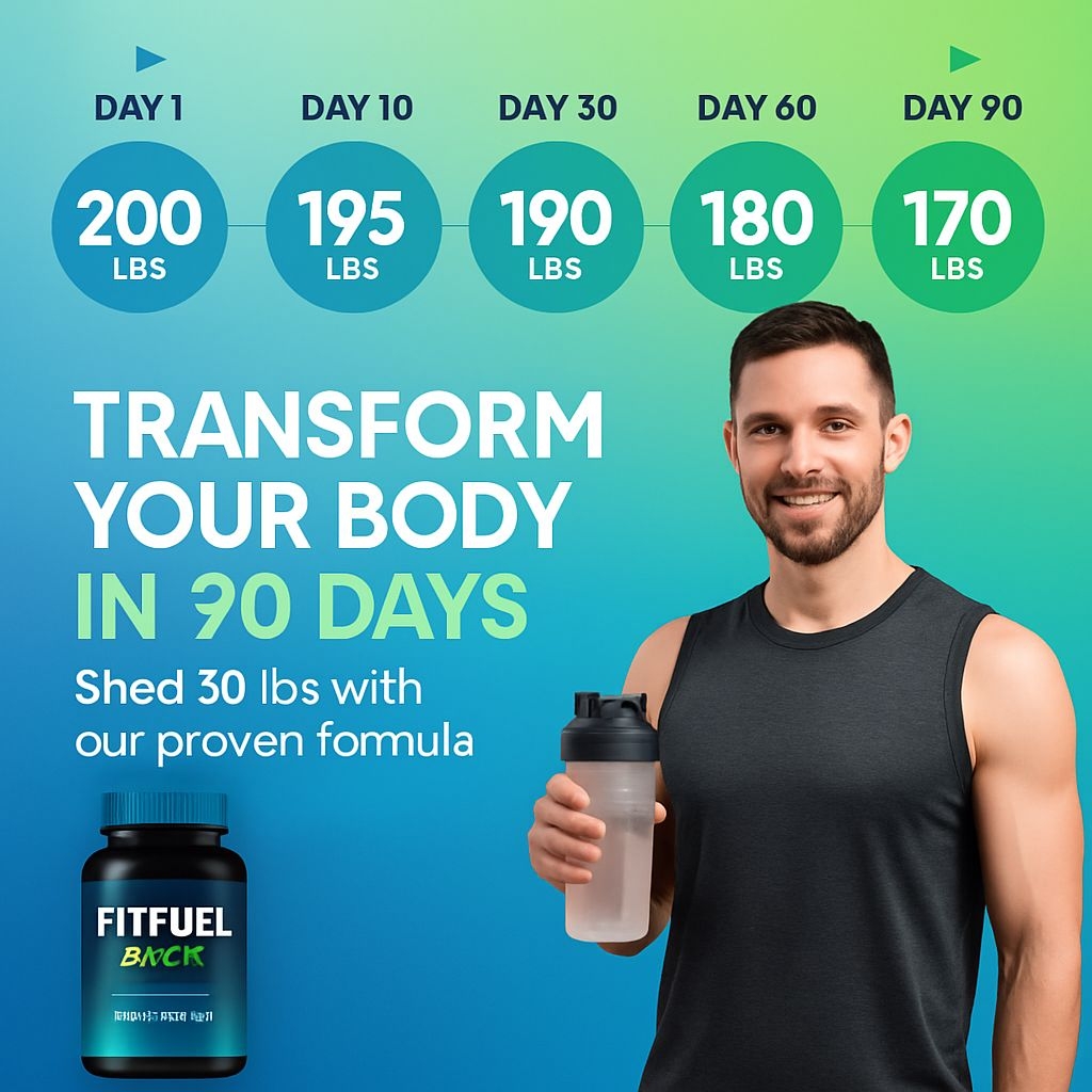 FitFuel Max Weight Loss Supplement Ad with Transformative Message Ads