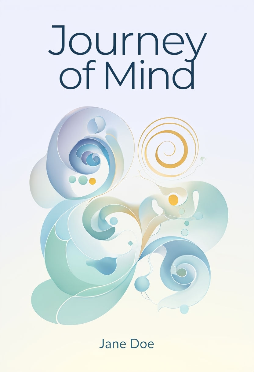 Uplifting Abstract Journey of Mind Illustration for EBook Cover