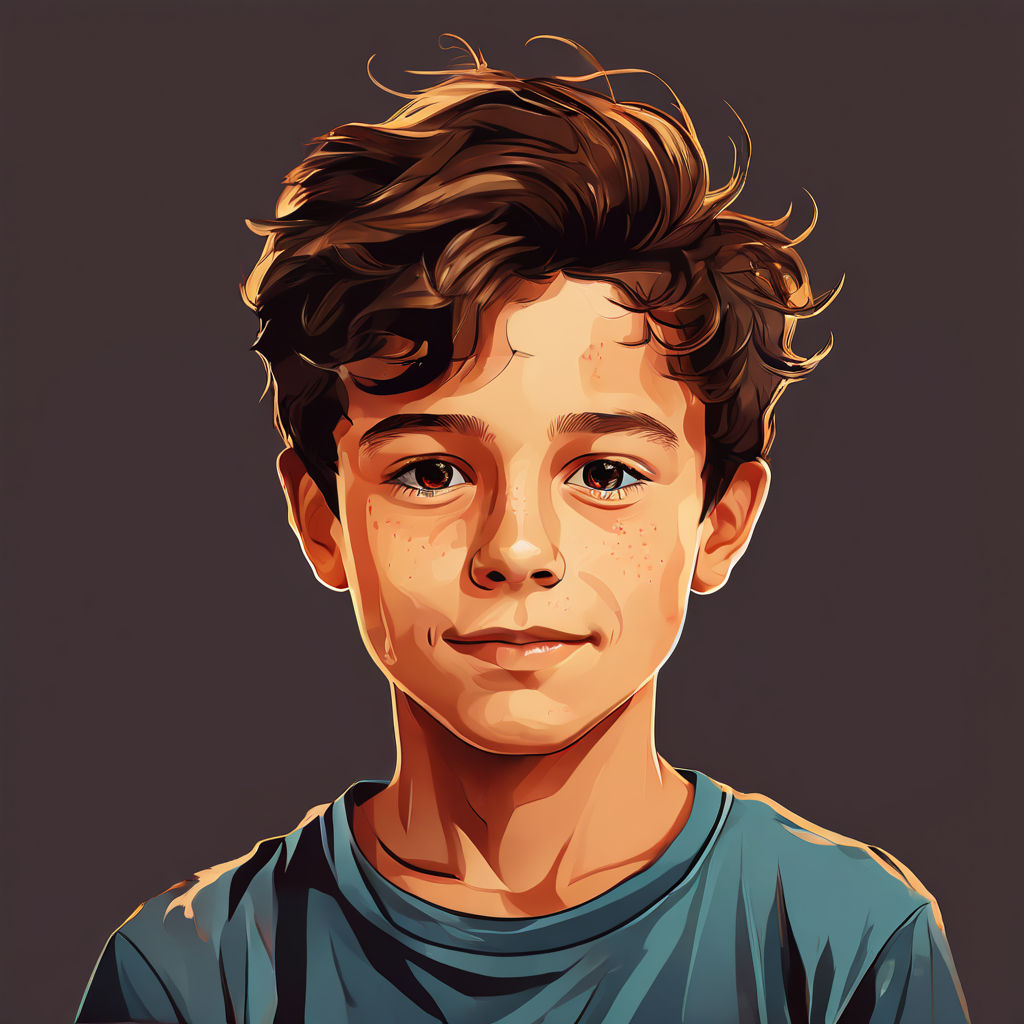 A young boy vector at age 21 to 24 by Movi Chip - Playground