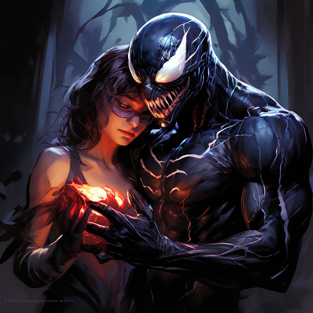 Hot-girl possession by venom (marvel)