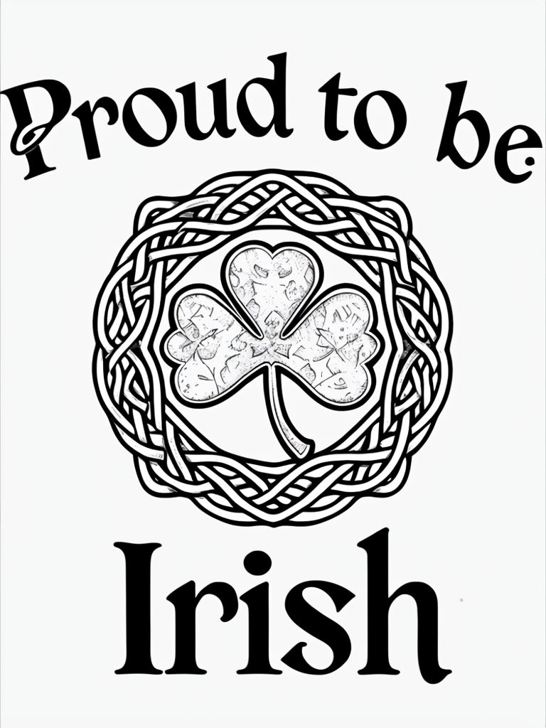 Vintage Celtic Knot Proud to Be Irish T-Shirt