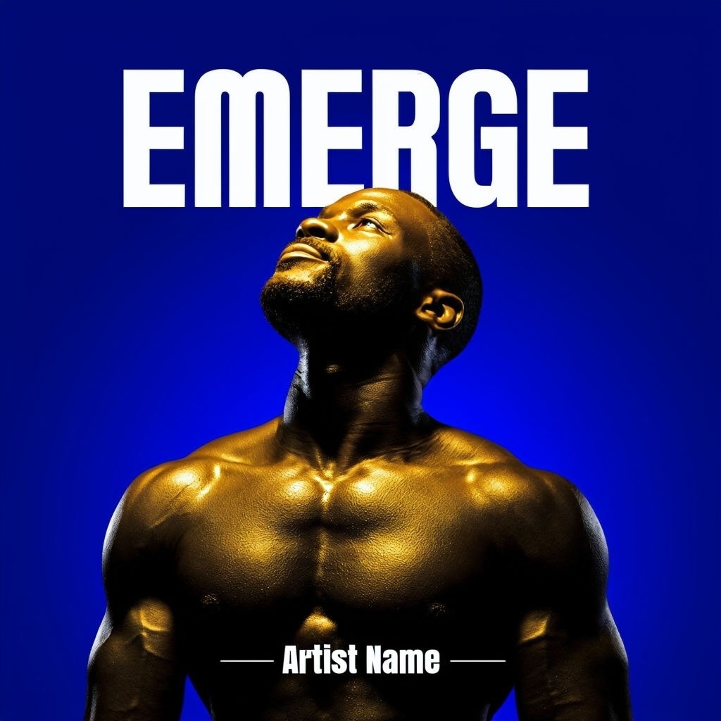 Emerge: A Photorealistic Album Cover with Dramatic Lighting and Depth Spotify Album Cover