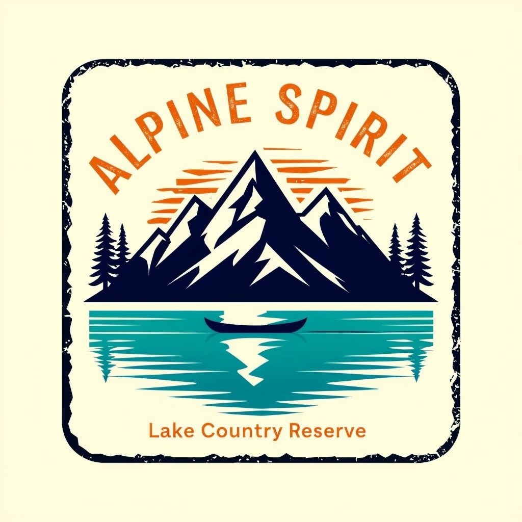 Alpine Spirit Mountains and Lake Serenity T-Shirt