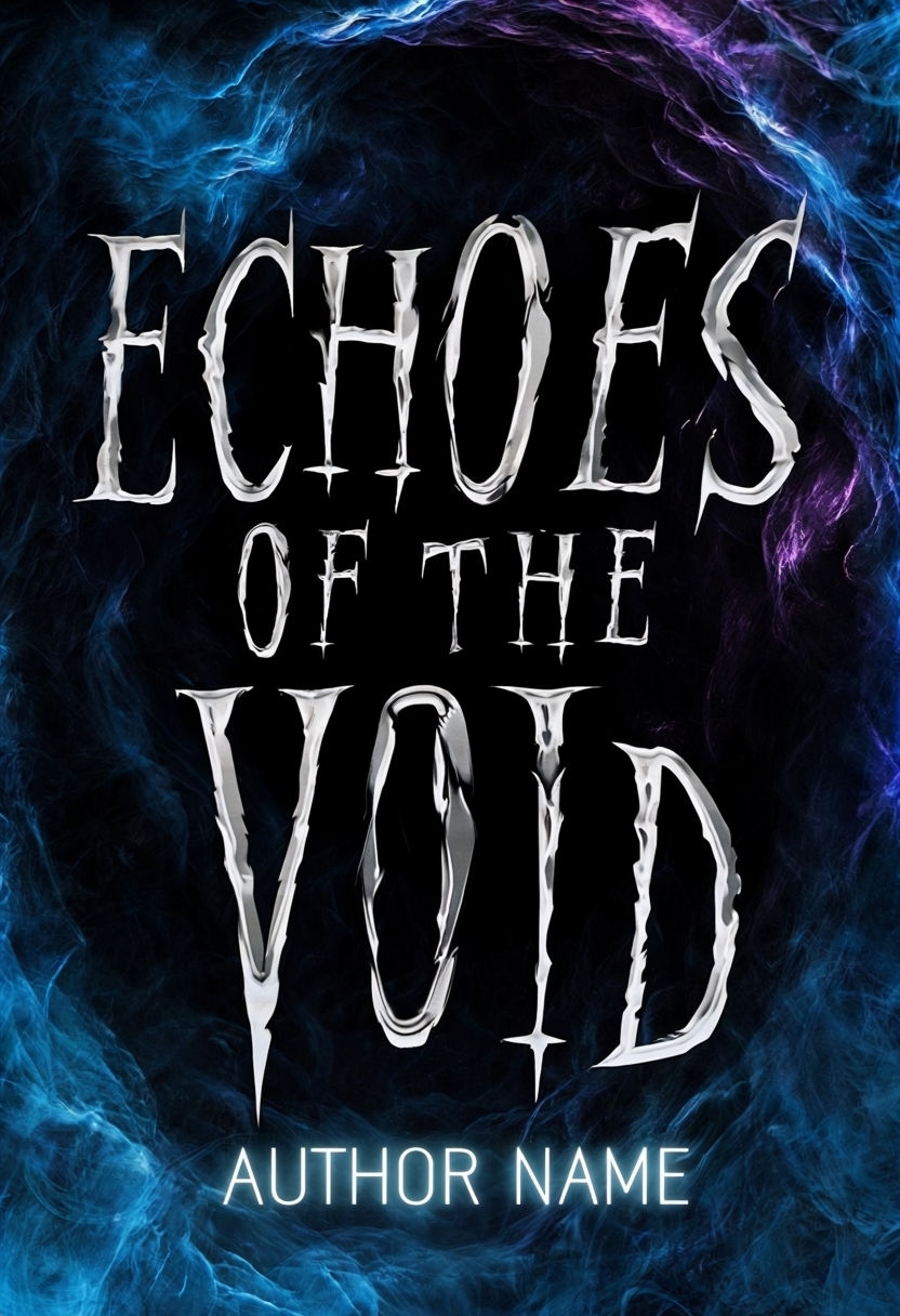 Abstract EBook Cover for ECHOES OF THE VOID by AUTHOR NAME