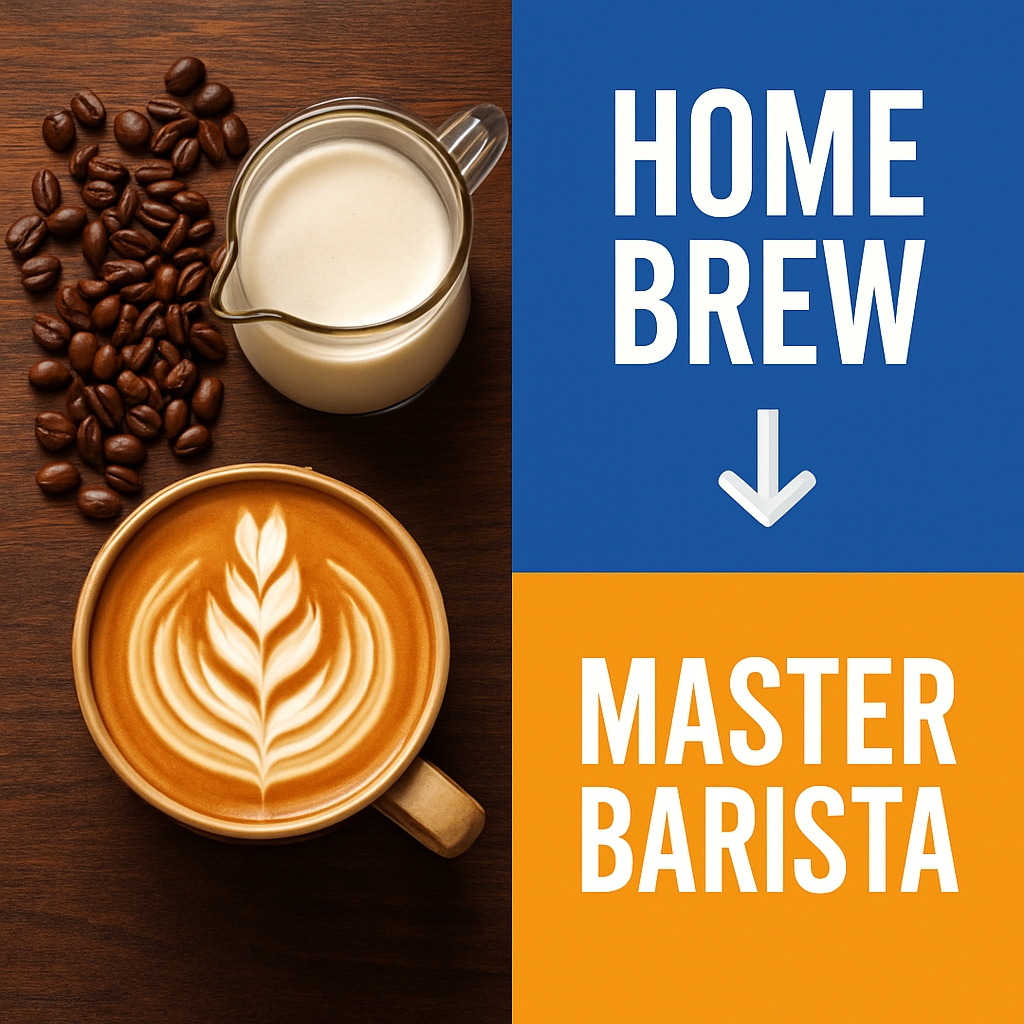 Home Brew Master Barista Coffee Promotion Graphic Social Media Post