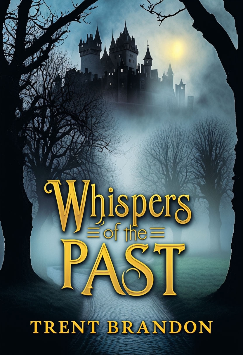 Mysterious Gothic Book Cover Design for Whispers of the Past EBook Cover