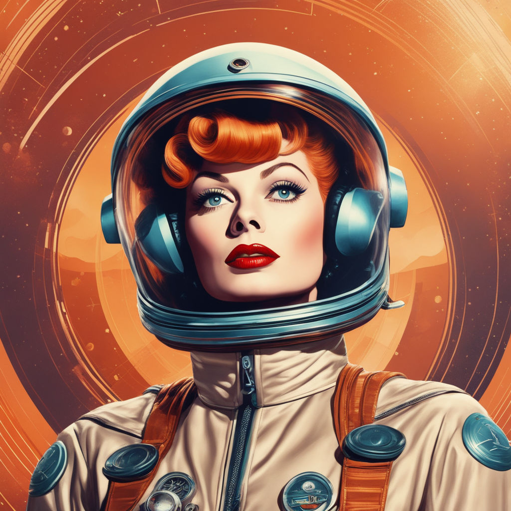 1950s female space pilot by SHAE - Playground