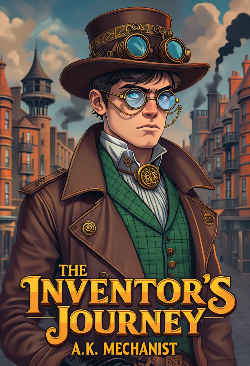 Steampunk Adventure: The Inventor's Journey Book Cover