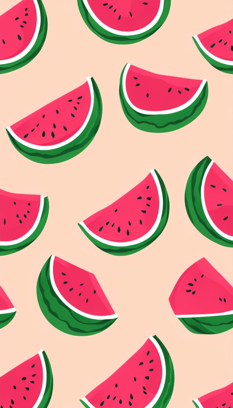 Vibrant Watermelon Pattern for Summer Phone Case Cover