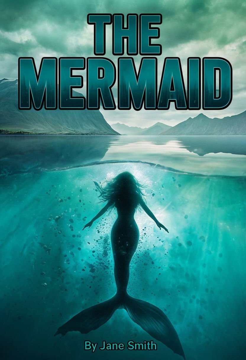 Ethereal Underwater Mermaid Book Cover Design by Jane Smith EBook Cover