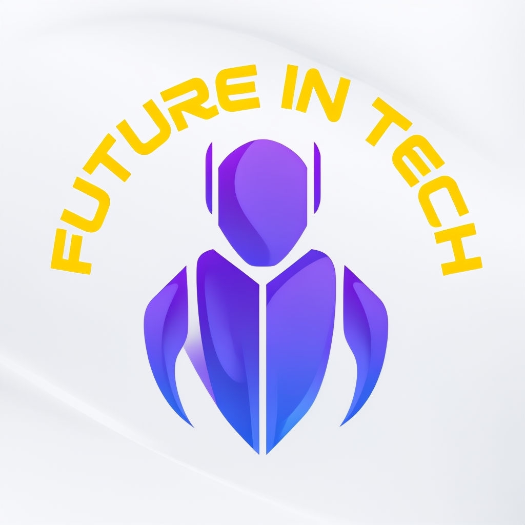 Modern Abstract Robot Logo for Future in Tech