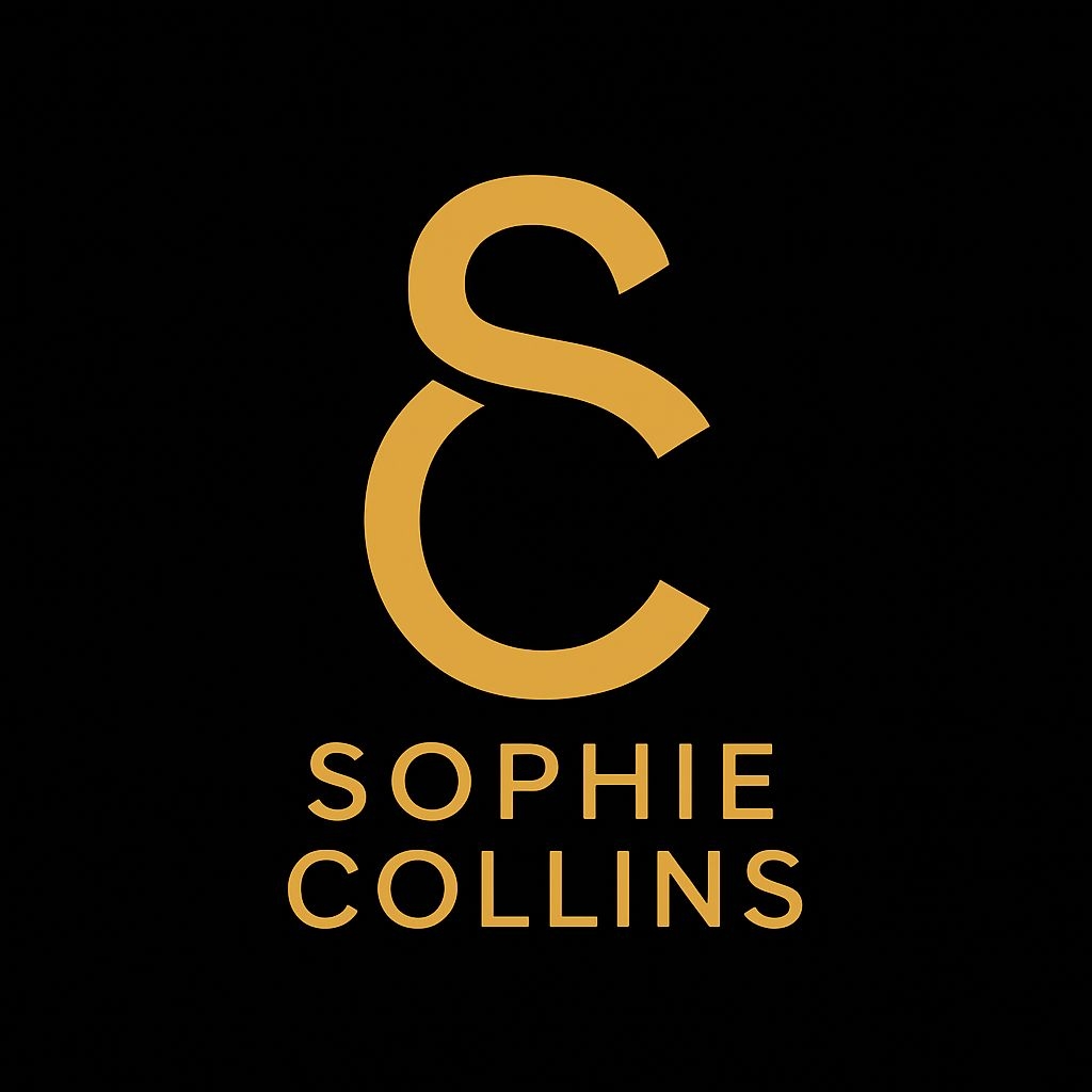 Stylish Gold SC Initials Logo for Sophie Collins Brand